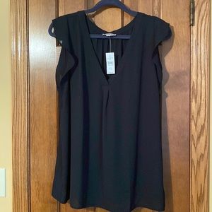 Flutter Sleeve Shell Blouse